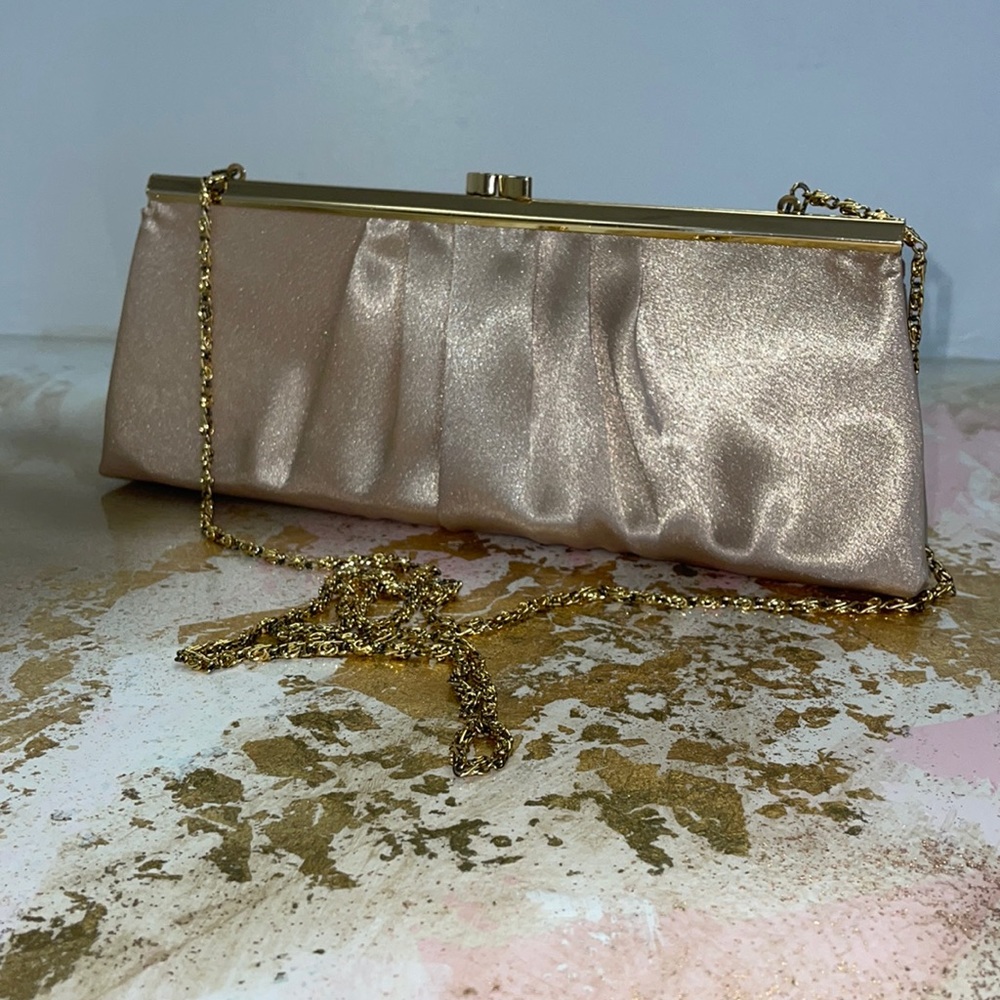 Nitebags gold formal party wedding purse